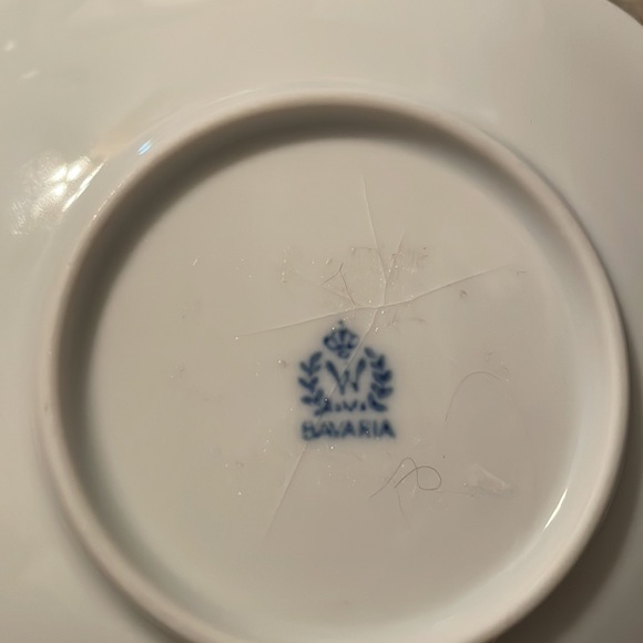 Winterling Bavaria Schwarzenbach Germany China Tea cup and saucer Set of 2 - Picture 5 of 6